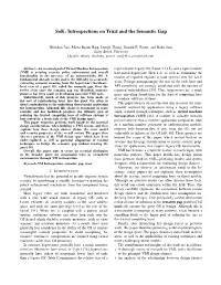 Sok: Introspections on Trust and the Semantic Gap