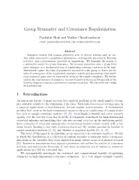 Group Symmetry and Covariance Regularization