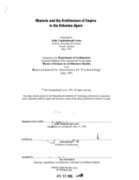 Rhetoric and the Architecture of Empire in the Athenian Agora