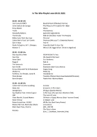 In the Mix-Playlist Vom 09.01.2021