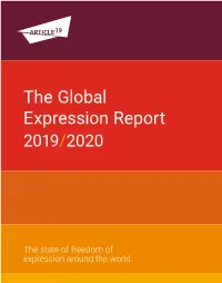 The Global Expression Report 2019/2020
