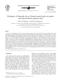 Based on Nuclear and Mitochondrial Sequence Data
