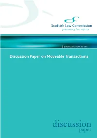 Discussion Paper on Moveable Transactions