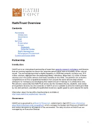 Hathitrust Overview