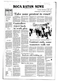 'Take Zone Protest to Court'