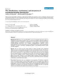 The Distributions, Mechanisms, and Structures of Metabolite-Binding Riboswitches Jeffrey E Barrick*† and Ronald R Breaker*‡§