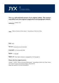 For Peer Review