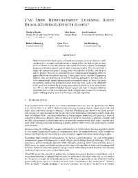 Can Deep Reinforcement Learning Solve Erdos-Selfridge-Spencer Games?
