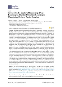 Deep Learning Vs. Standard Machine Learning in Classifying Beehive Audio Samples