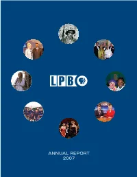 LPB Annual Report 2007
