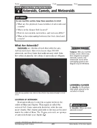 4 Asteroids, Comets, and Meteoroids