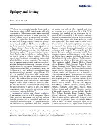 Epilepsy and Driving