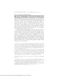 Physicians and Fertility Control in the Netherlands