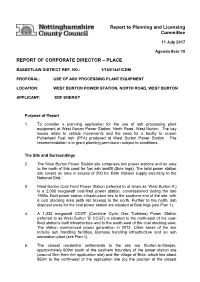 Report to Planning and Licensing Committee