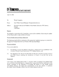 Staff Report