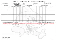 Dive Assessment & Log Sheet