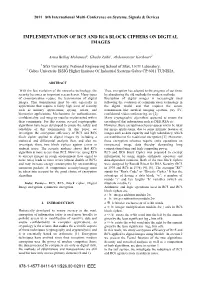 Implementation of Rc5 and Rc6 Block Ciphers on Digital Images
