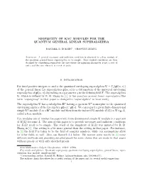 Simplicity of Kac Modules for the Quantum General Linear Superalgebra