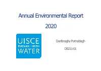 Annual Environmental Report 2020