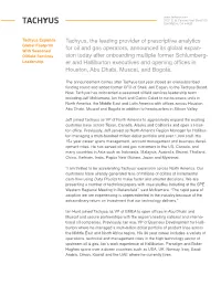 Tachyus, the Leading Provider of Prescriptive Analytics for Oil and Gas