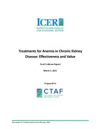 Final Evidence Report