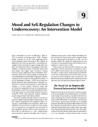 Mood and Self-Regulation Changes in Underrecovery: an Intervention Model