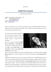 Rosetta Cucchi