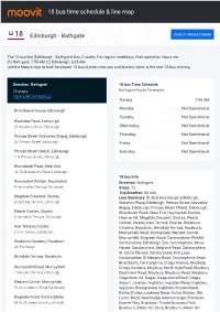 18 Bus Time Schedule & Line Route
