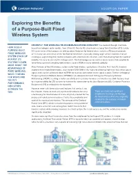 Exploring the Benefits of a Purpose-Built Fixed Wireless System