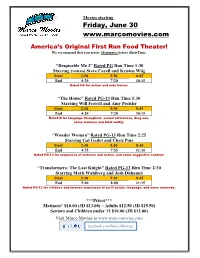 Friday, June 30