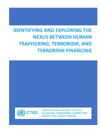 Identifying and Exploring the Nexus Between Human Trafficking, Terrorism, and Terrorism Financing