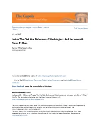 Inside the Civil War Defenses of Washington: an Interview with Steve T