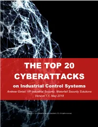 The Top 20 Cyberattacks on Industrial Control Systems