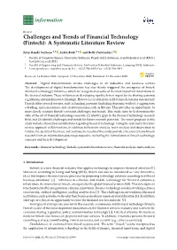 Challenges and Trends of Financial Technology (Fintech): a Systematic Literature Review