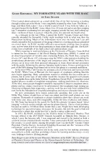 Guest Editorial: My Formative Years with the Rasc by Sara Seager I First Learned About Astronomy As a Small Child