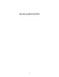 ISLAM and REVOLUTION
