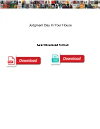 Judgment Day in Your House Pisani