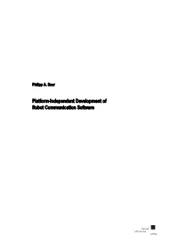 Platform-Independent Mobile Robot Communication