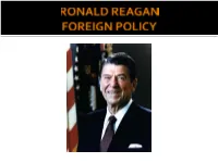 Ronald Reagan Foreign Policy