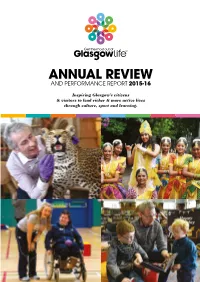 Annual Review and Performance Report 2015-16