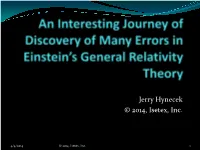 Dark Matter Model of the Universe”, Physics Essays, V25, N0