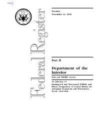 Designation of Critical Habitat for Astragalus Brauntonii and Pentachaeta Lyonii; Final Rule