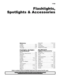 Flashlights, Spotlights & Accessories