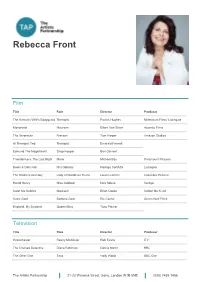 Rebecca Front