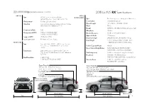 View Model Specs and Pricing for the 2018 RX and RXL