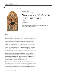 Madonna and Child with Saints and Angels C