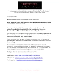 November XX, 2017 Released by the Institute for Public Policy