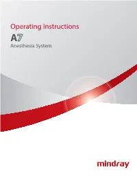 Operating Instructions
