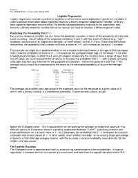 Logistic Regression
