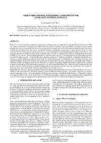 Object-Relational Datamodel Components for Geologic Mapping Conduct
